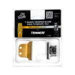 Cuchilla Old Scull En T Para Trimmer Gold Titanium + Dlc