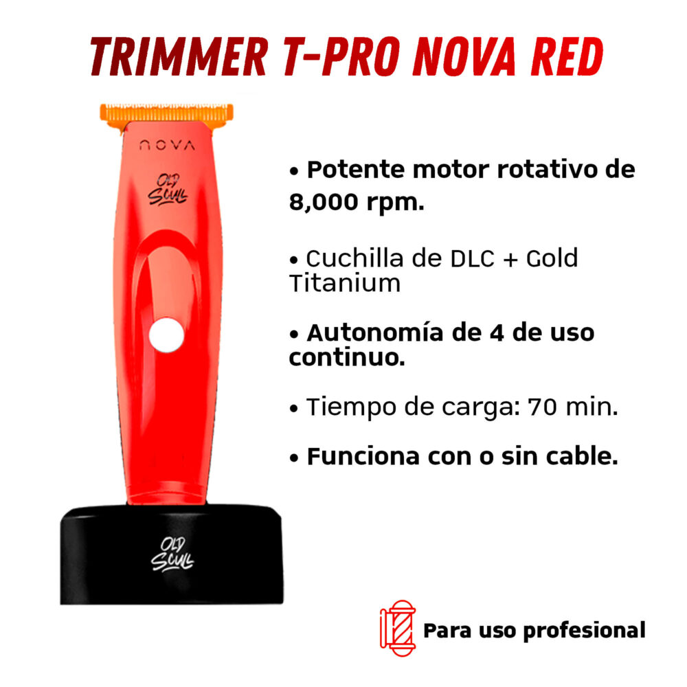 Preventa - Maquinas para Barbería X-Combo Eclipse Red - Imagen 5
