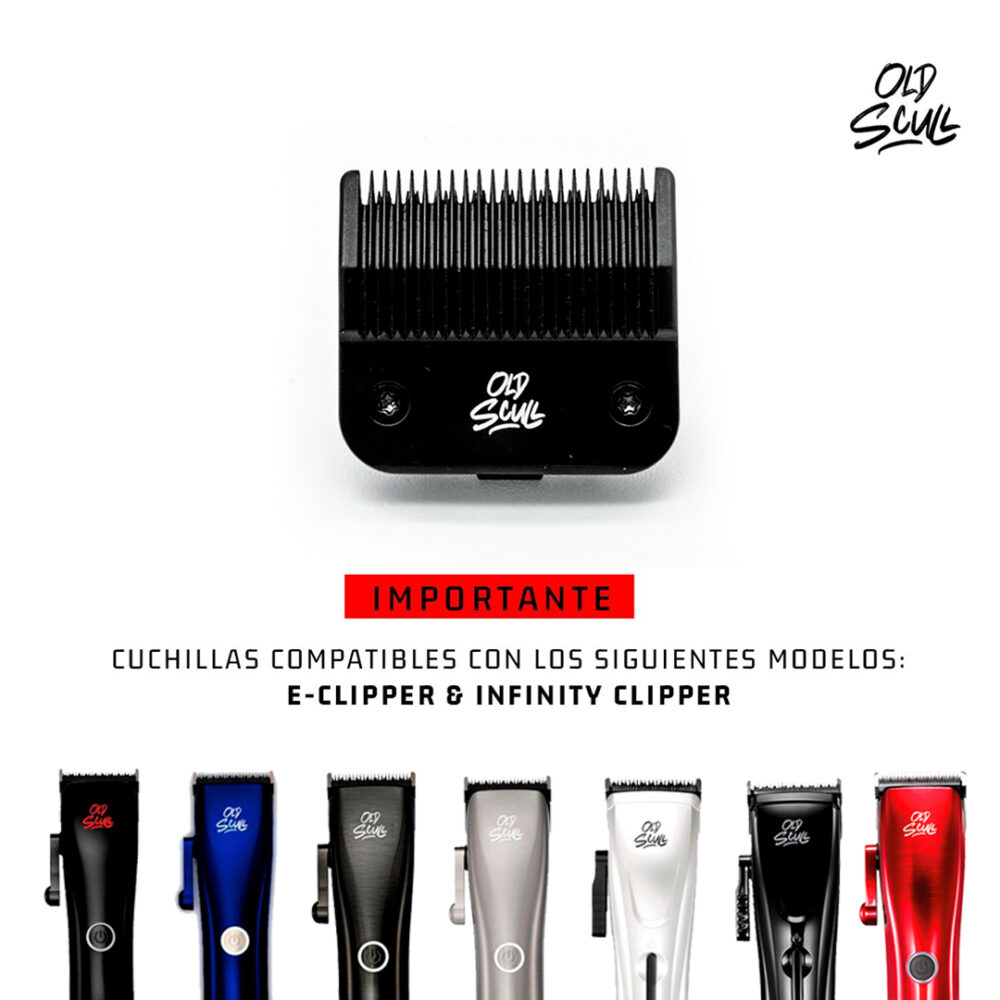 Cuchilla Clipper Blade 0.4 mm Old Scull NEO - Imagen 3