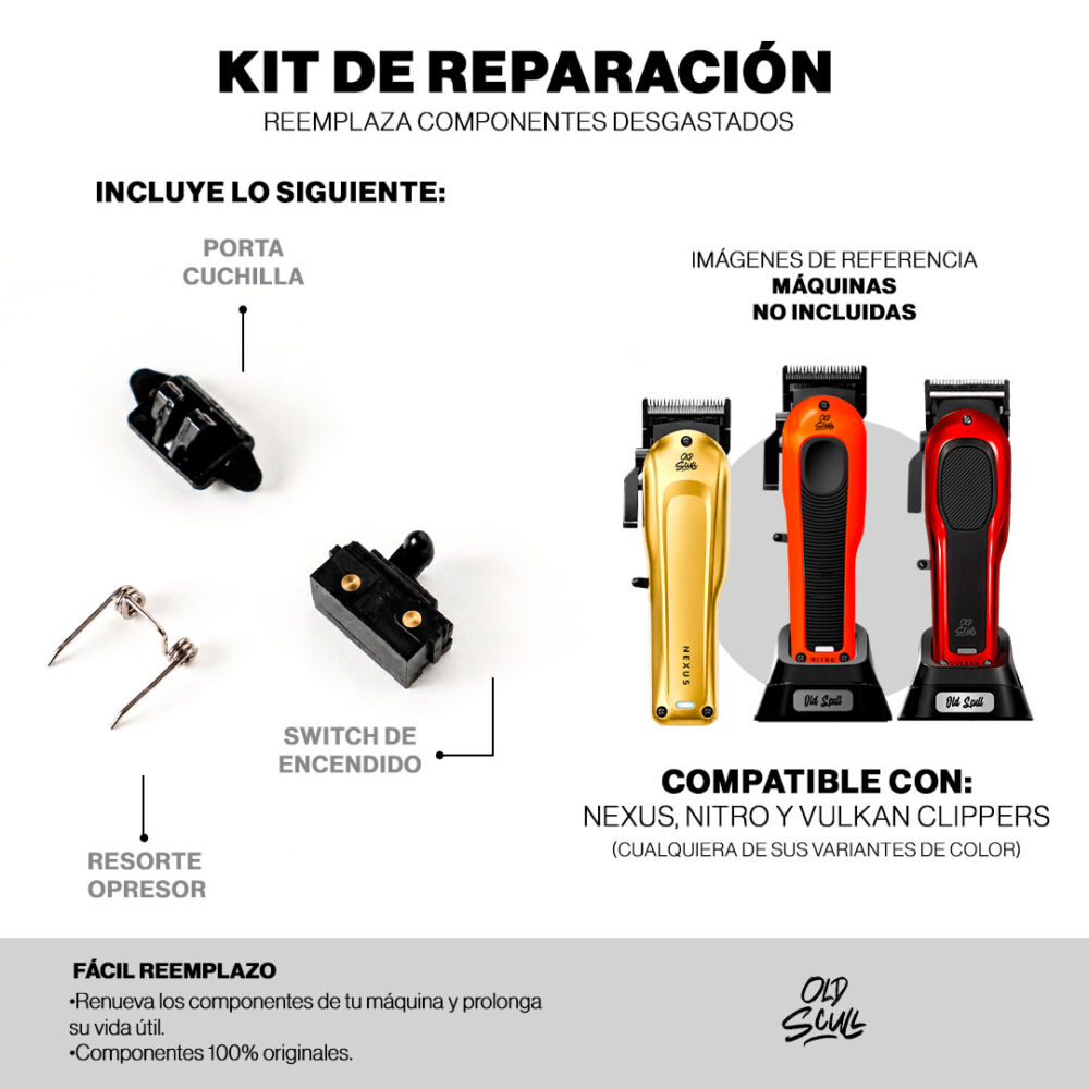 Kit de Reparación Nexus-Nitro-Vulkan Clipper